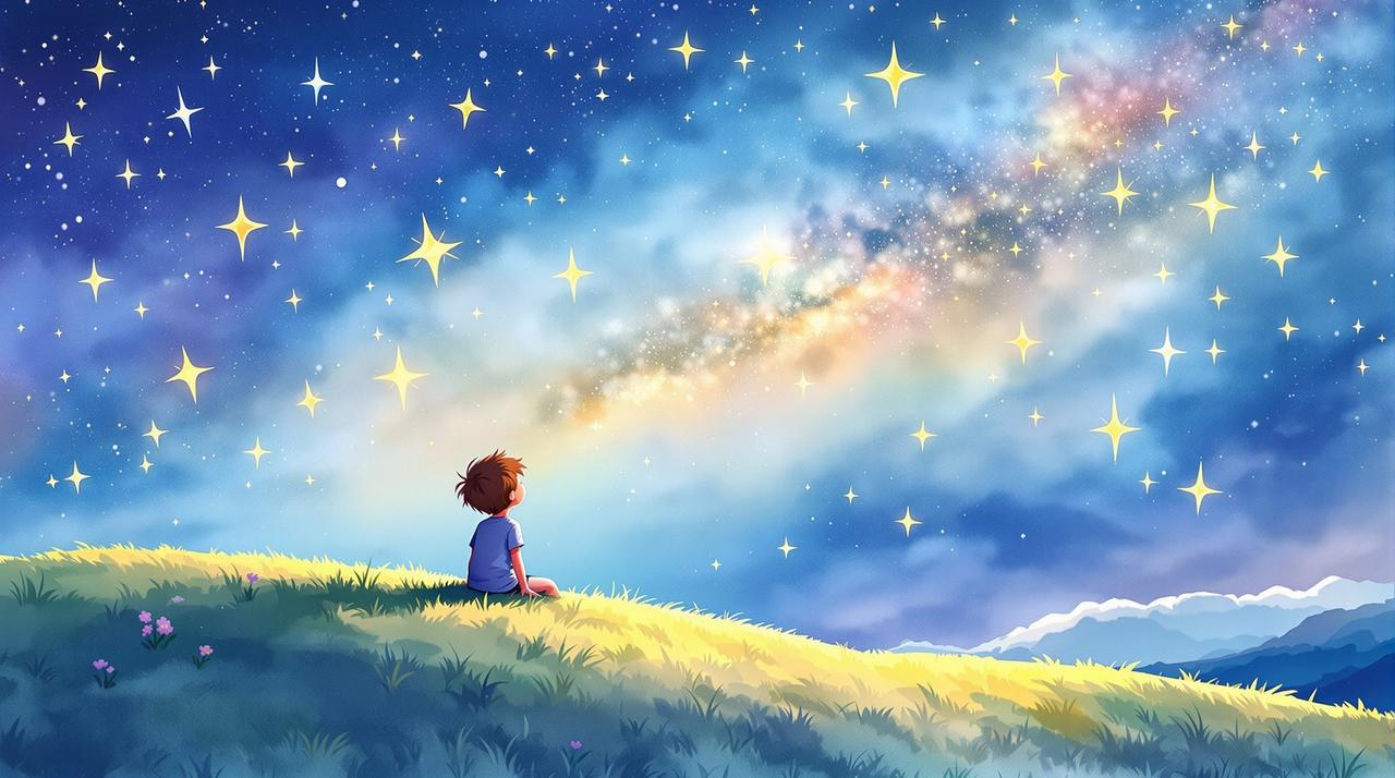 电影韩国 - 手绘动画短片：星空之梦 投稿封面
